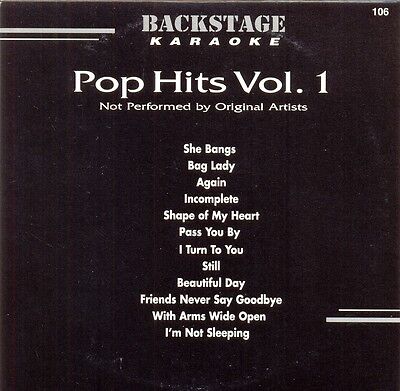 Pop Hits Vol. 1 Karaoke Backstage Vol. 106 CD+G