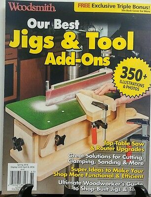 Woodsmith Spring 2016 Our Best Jigs & Tool Add Ons Table Saw FREE SHIPPING