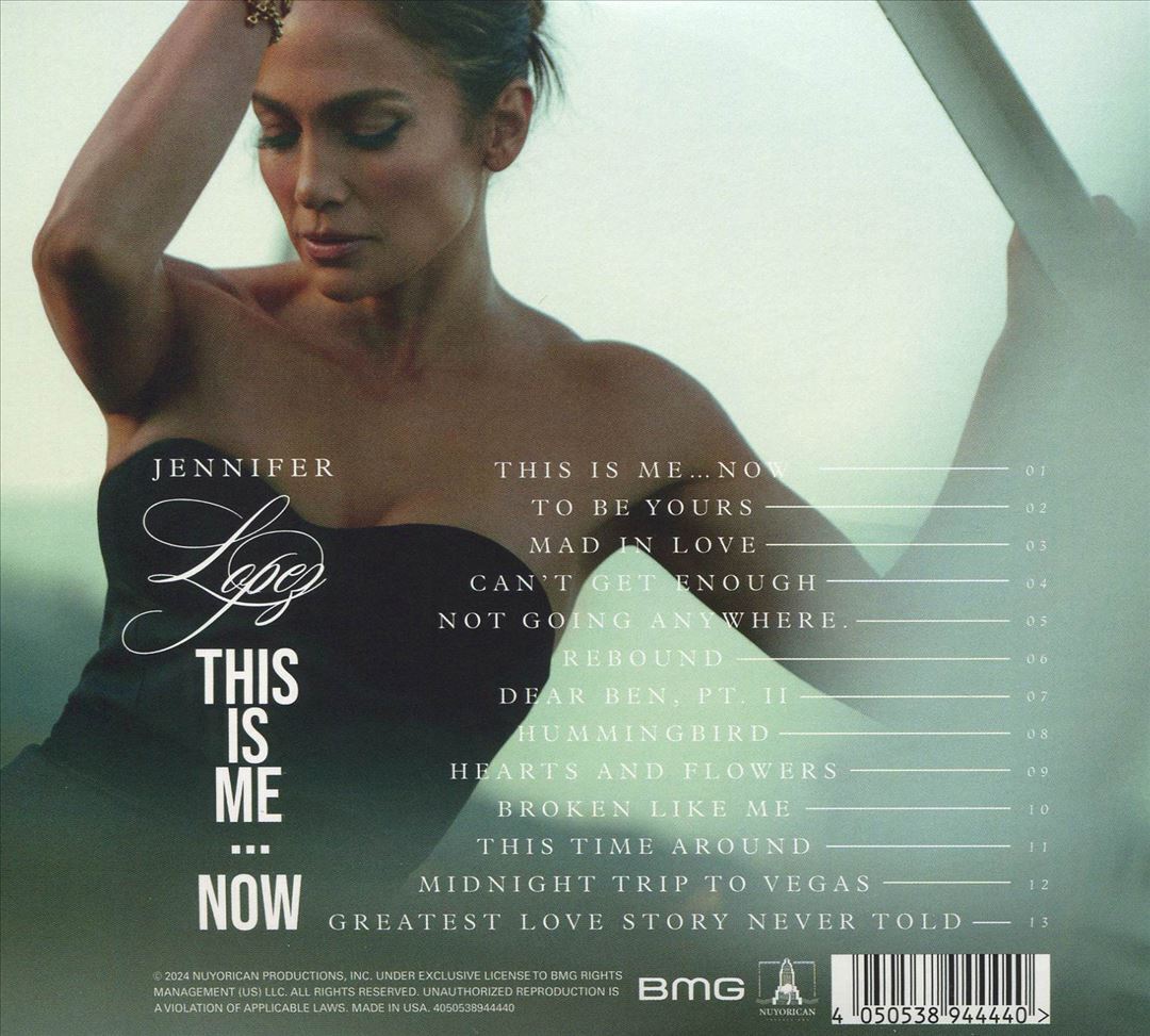 JENNIFER LOPEZ THIS IS ME…NOW NEW CD