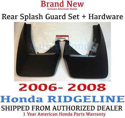 Genuine OEM Honda Ridgeline Rear Splash Guards 2006-2008 (08P09-SJC-100)