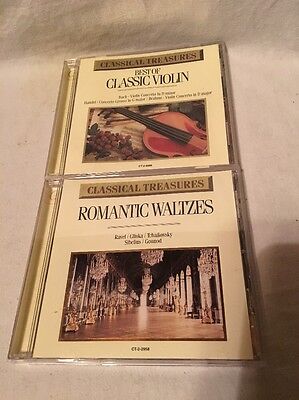 2-CD Classical Treasures: Best of Classic Violin,romantic
