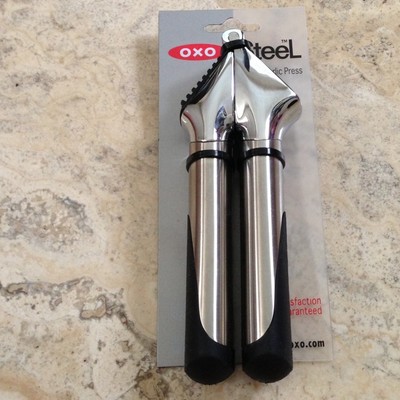 OXO SteeL Garlic Press NEW Stainless Steel ...