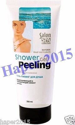Salon SPA Collection Shower Gel-Peeling Exfoliating & Toning 200ml Best (Best Shower Gel For Women)