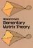 Book: Elementary Matrix Theory by Howard W. Eves (1980, Paperback, Reprint)