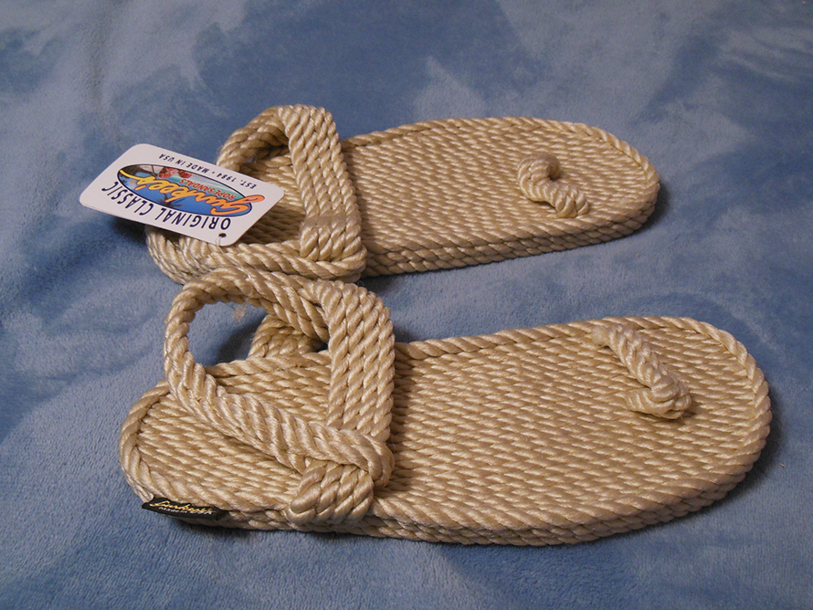 rope sandals also popularly called nomad sandals have adjustable rope ...