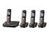 Landline Phone: Panasonic KXTG6444PK Four Handsets Cordless Phone Cordless Phone, DECT, Caller ID, Call Waiting, Ans...