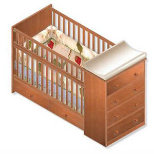 Nursery-Convertible-Crib-Full-Bed-Woodworking-Plans