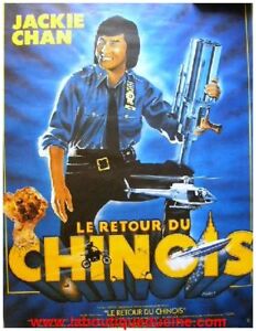 sur LE RETOUR DU CHINOIS Affiche Cinéma / Movie Poster JACKIE CHAN