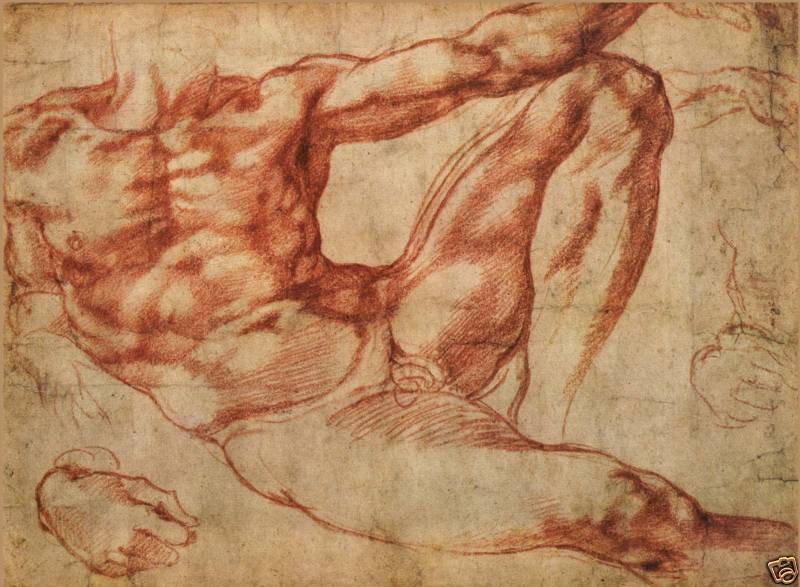 Michelangelo Drawings Of A Genius