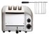 Toasters & Toaster Ovens: Dualit COMBI 2+1 3-Slice Toaster 3 Slice Toaster, With Wide Slots, Crumb Tray, Canc...