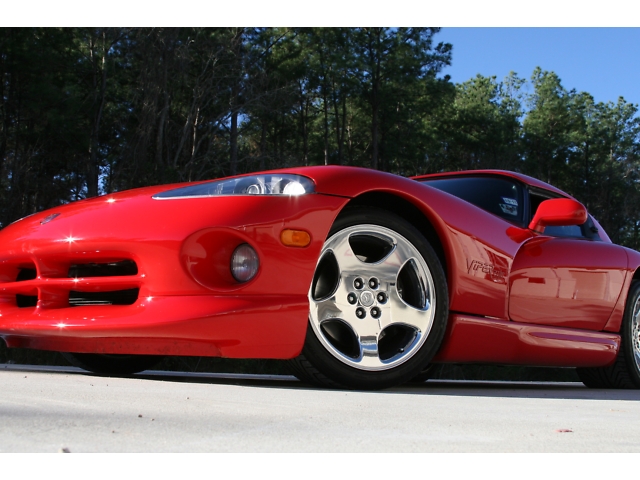 Red Dodge Viper Convertible. 2002 Dodge Viper GTS West