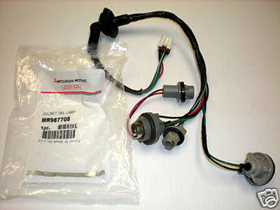 Tail Light Socket Wiring Harness Galant 2004 - 2007 Genuine Mitsubishi