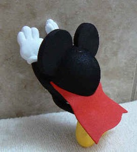 DISNEY MICKEY MOUSE SUPERMAN FLY CAR ANTENNA 
TOPPER-NEW