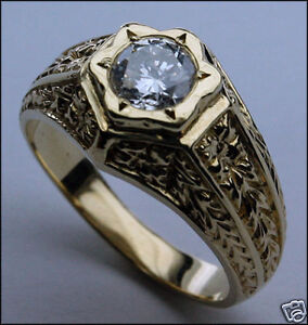 G-Color-Diamond-Solitaire-Mens-Pinky-Ring-52ct-Diamond