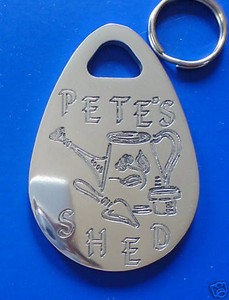 PERSONALISED GARDEN/POTTING SHED keyring gift | eBay