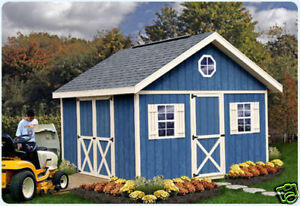 Details about 12x16 Storage Shed Kit &amp; Wood Barn Kit DIY Fairview