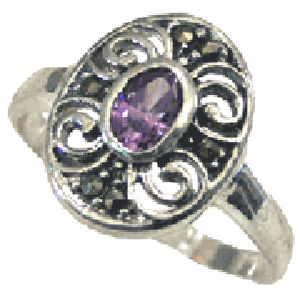 ... about WHOLESALE 6 PIECE LOT .925 STERLING SILVER MARCASITE RINGS B462