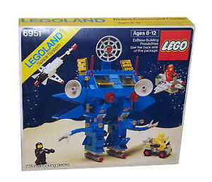 Vintage Collectable LEGO Space Robot Command Center 6951 Instructions