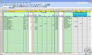 Hair Salon Bookkeeping Excel Template