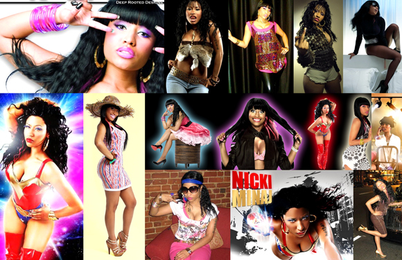 nicki minaj poster uk. Nicki Minaj Collage Poster