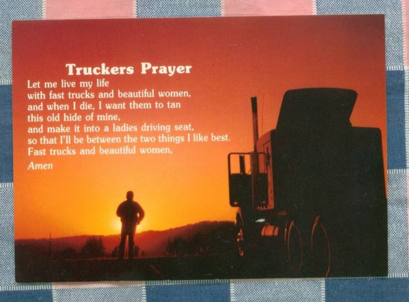 Truckers Prayer
