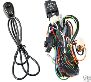 UNIVERSAL FOG LIGHTS LIGHT WIRING WIRE HARNESS KIT H3 | eBay