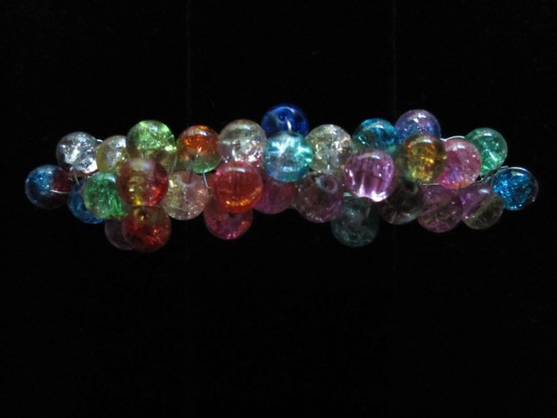 barrettes for thick hair. LAMPWORK GLASS FRENCH CLIP HAIR BARRETTE THICK HAIR LB1 | eBay