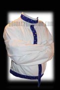 Straight jacket canvas real leather large straitjacket