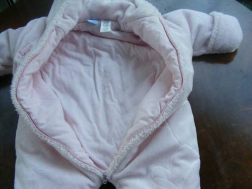 Wonderful-World-of-Disney-Pink-Pooh-Snowsuit-Snow-Suit-Size-3-6-Months