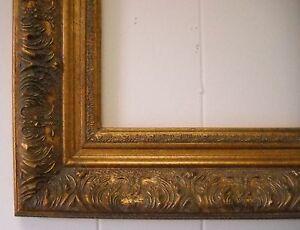 PICTURE-FRAME-GOLD-ORNATE-WOOD-24x36-24-x-36-1360G