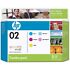 Printer Cartridges and Toner: HP 02 Combo Pack (CC604FN#140) Yellow/Multi-Color Ink