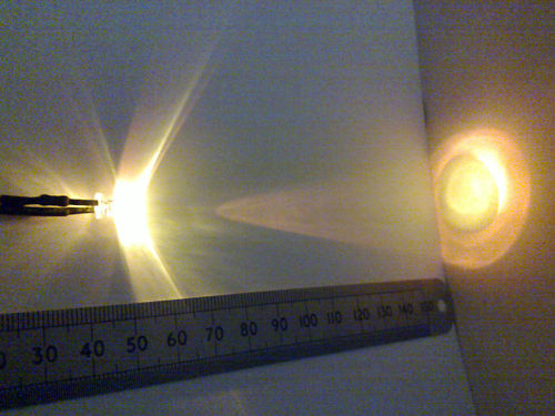 5 Mm Lámpara LED brillante agua transparente Lente Varios Colores Precableados 12v 