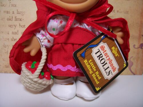 NEW IN ORIGINAL WRAPPER 5" Russ Storybook Troll Doll LITTLE RED RIDING HOOD