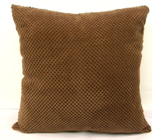 Large Size 21/"x21/" Plain Chenille Spot Cushion Covers-Scatter Cushions,Pack Of 2