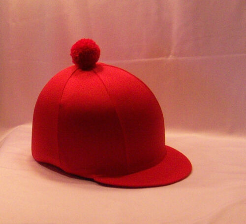 RIDING HAT COVER RED 