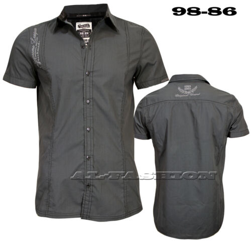 NEW Sublevel Mens Shirt 98-86 Casual Shirt Short Sleeve Shirt Size S-XXL