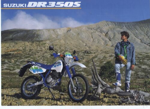 1991 SUZUKI DR350S TRAIL BIKE 2 page Motorcycle Sales Brochure NCS
