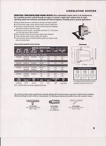 Phillips//Temro Zerostart Industrial Tank//Circulation Heater 1500w 3305056