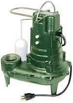 Zoeller M-267 1/2 hp Automatic Sewage Ejector Pump M267 | eBay
