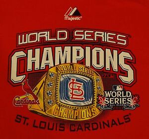 St. Louis Cardinals 2011 World Series Champions Crew Neck Sweatshirt S - RING | eBay