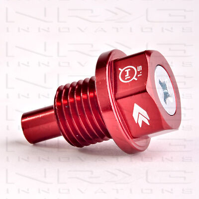 NRG M14 X 1.5 Red Magnetic Oil Drain Plug New Part # NOP-100RD