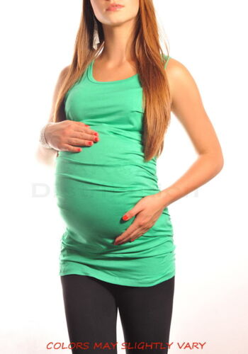Maternidad nueva camiseta de tirantes de embarazo Clothing Wear Talla 8 10 12 14 16 18 Tops 5071