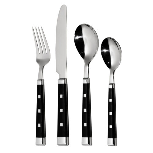 16pc Stainless Steel Kitchen Cutlery Set Lucienne in 3 Different Colours