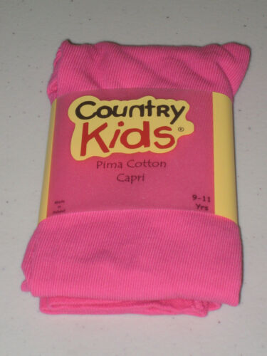 Pima Cotton Capri Tights COUNTRY KIDS JEFFERIES 12M to 15Y MANY COLORS Quality