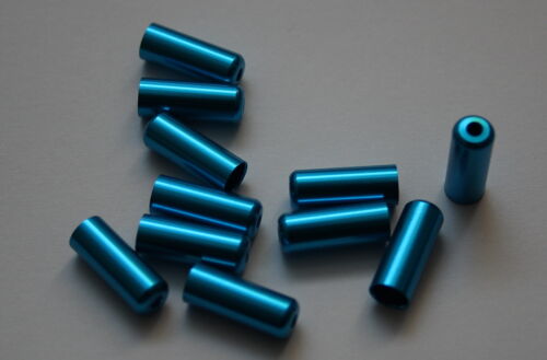 4 bleue//turquoise Erdmann ALU-extrémités pour 4,5 mm wellen enveloppes