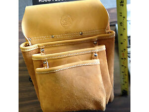 Top grain Genuine Leather Bags Jural N62 3 Pocket Nail and Tools bag made in USA