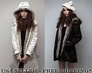 Womens Fur Lined Coat olnsQ5