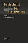 Festschrift fur E.A. Wolff by Springer-Verlag Berlin and Heidelberg GmbH & Co. KG (Paperback, 2012)