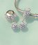 New Unique Auth 925 Sterling Silver Charm Bead CZ Dangle fits Fashion Bracelet