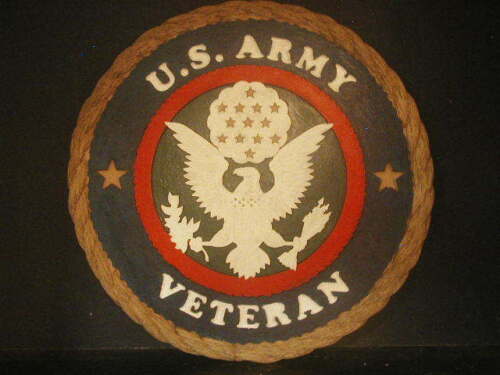 ARMY  Garden Stone Painted - NEW 11/" X 1/" U.S Made in America!